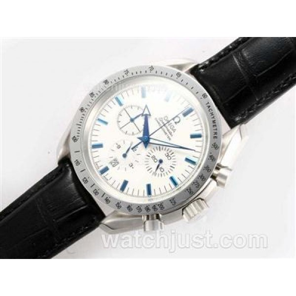 Omega Speedmaster Working Chronograph with White Dial