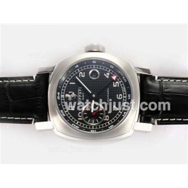 Panerai Ferrari Gran Tourismo FER 00003 GMT Swiss Valjoux 7750 Movement with Black Dial