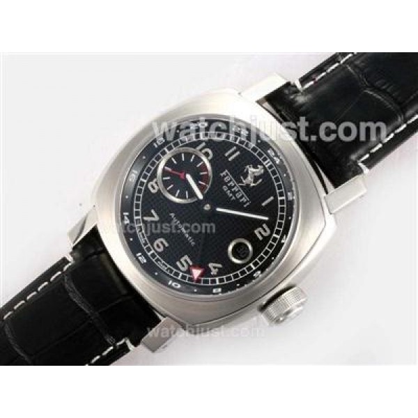 Panerai Ferrari Gran Tourismo FER 00003 GMT Swiss Valjoux 7750 Movement with Black Dial