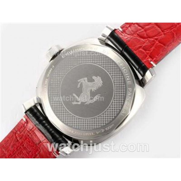 Panerai Ferrari Gran Tourismo FER 00003 GMT Swiss Valjoux 7750 Movement with Black Dial