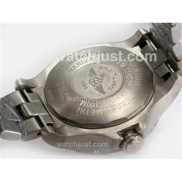 Breitling Avenger Seawolf Swiss ETA 2836 Movement with Black Dial-Full Titanium