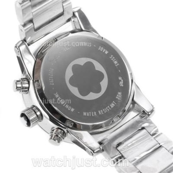Montblanc Time Walker Working Chronograph with Black Dial-Rose Gold Marking