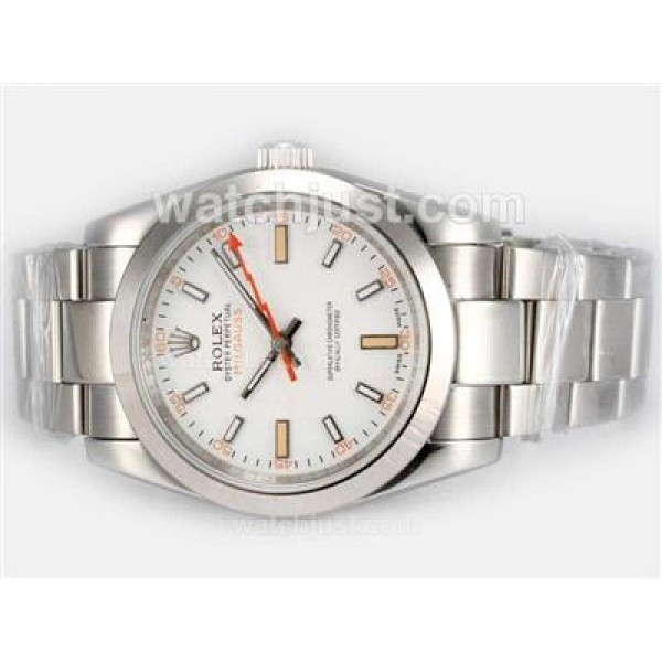 AAA Quality Rolex Milgauss Replica Watches With White Dials For Sale