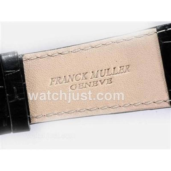 Franck Muller Conquistador Automatic Rose Gold Case with White Dial