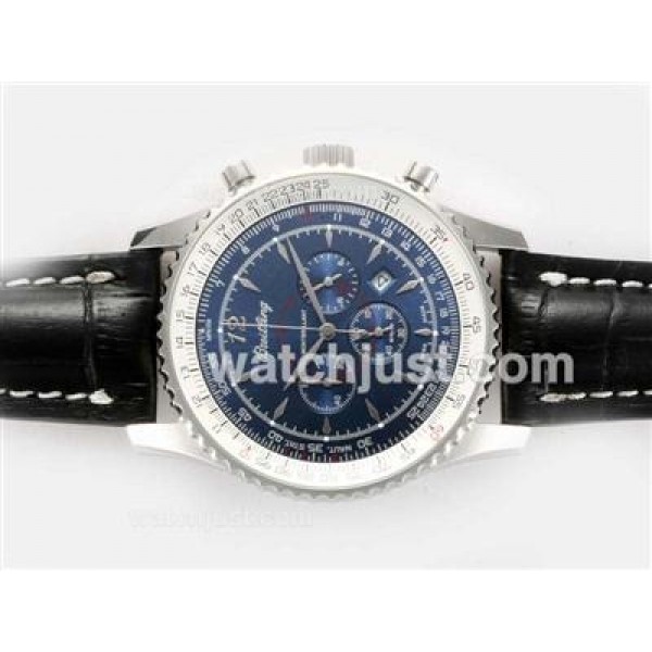 Breitling Montbrillant Working Chronograph with Blue Dialï¼New Version 46MM