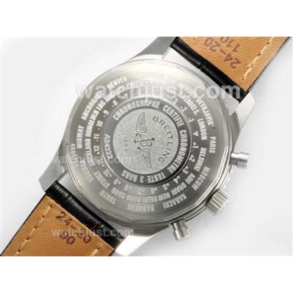 Breitling Montbrillant Working Chronograph with Blue Dialï¼New Version 46MM