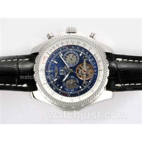 Breitling for Bentley Automatic Tourbillon with Blue Dial