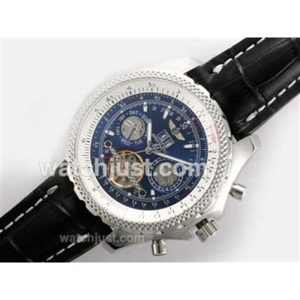 Breitling for Bentley Automatic Tourbillon with Blue Dial