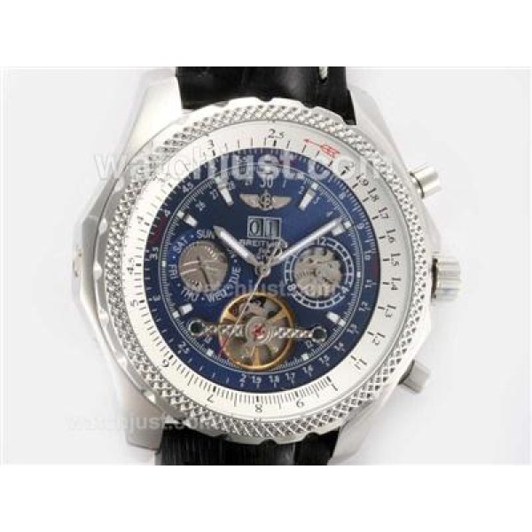 Breitling for Bentley Automatic Tourbillon with Blue Dial