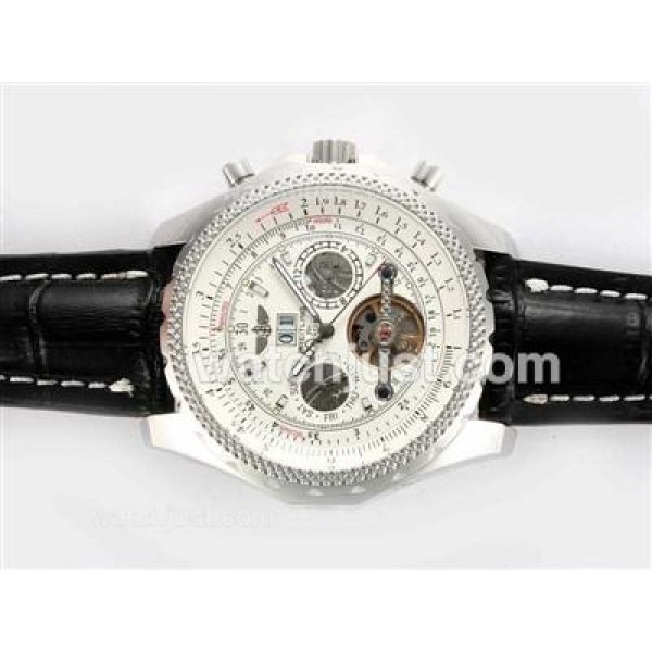 Breitling for Bentley Automatic Tourbillon with White Dial