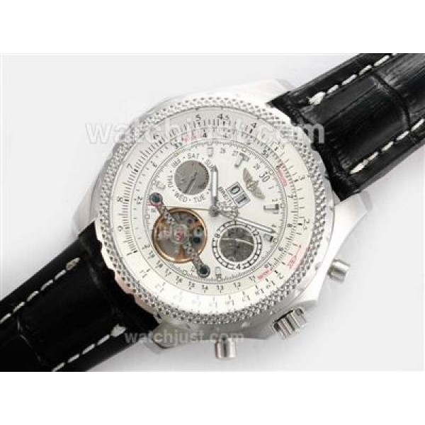 Breitling for Bentley Automatic Tourbillon with White Dial