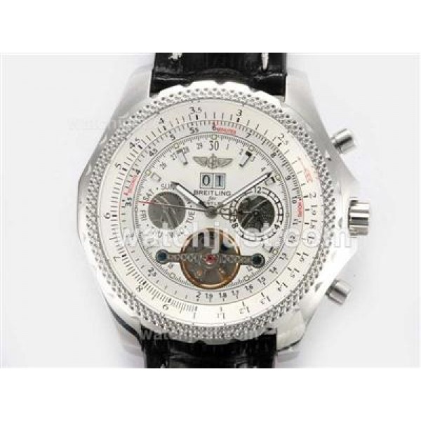 Breitling for Bentley Automatic Tourbillon with White Dial