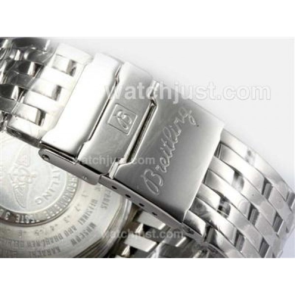Breitling Montbrillant Working Chronograph with White Dialï¼New Version 46MM