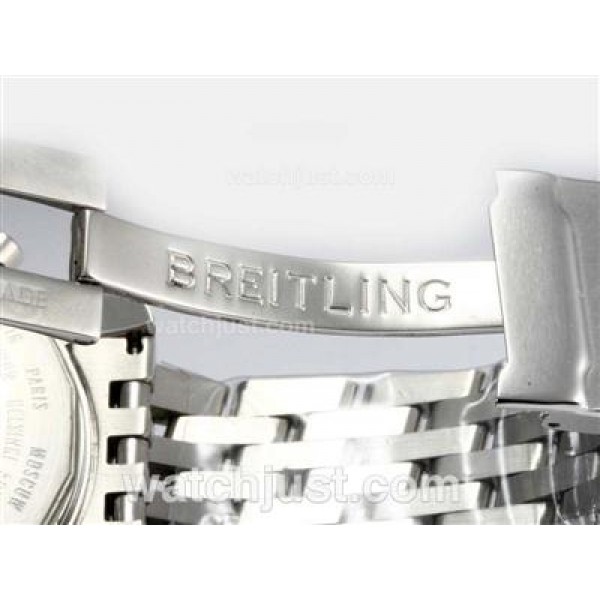 Breitling Montbrillant Working Chronograph with White Dialï¼New Version 46MM