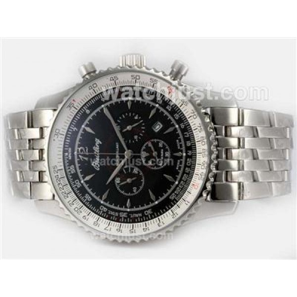 Breitling Montbrillant Working Chronograph with Black Dialï¼New Version 46MM