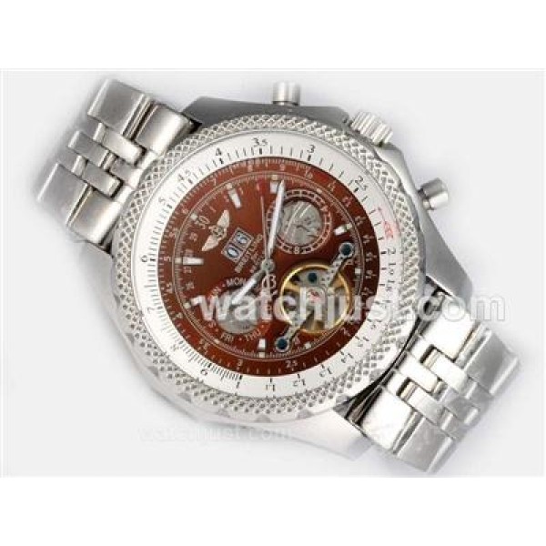 Breitling for Bentley Automatic Tourbillon with Brown Dial