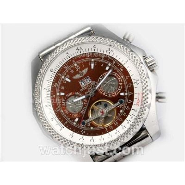 Breitling for Bentley Automatic Tourbillon with Brown Dial