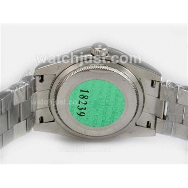 Top Quality Rolex Day-Date Fake Watches With Black Dials For Sale