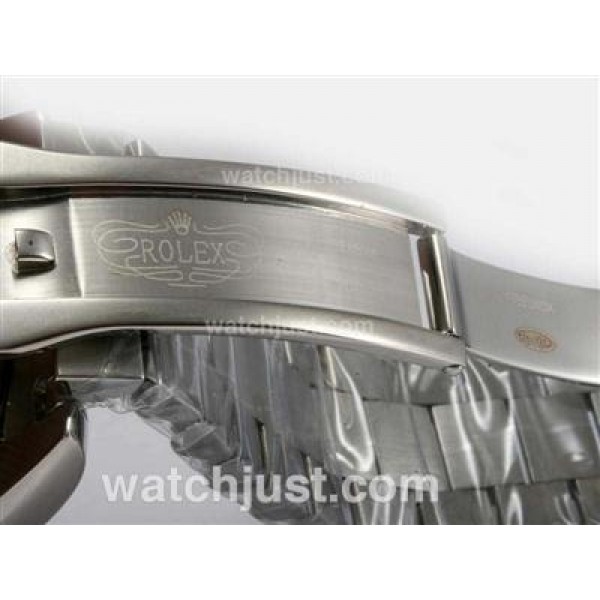 Top Quality Rolex Day-Date Fake Watches With Black Dials For Sale