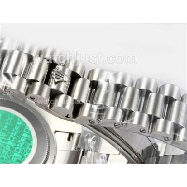 Top Quality Rolex Day-Date Fake Watches With Black Dials For Sale