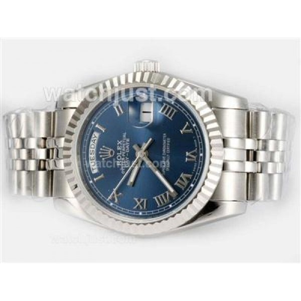 Best 1:1 Rolex Day-Date Fake Watches With Blue Dials For Men