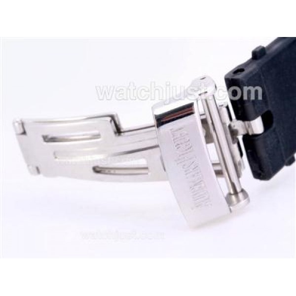 Audemars Piguet Royal Oak Chronograph Swiss Valjoux 7750 Movement with White Dial-Rubber Strap