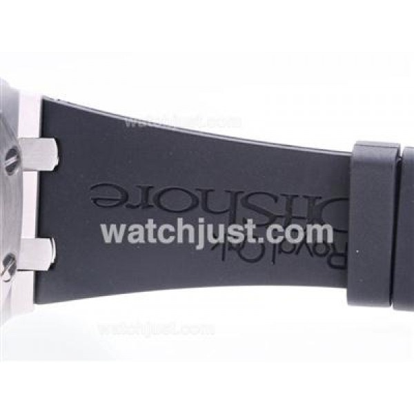 Audemars Piguet Royal Oak Chronograph Swiss Valjoux 7750 Movement with White Dial-Rubber Strap