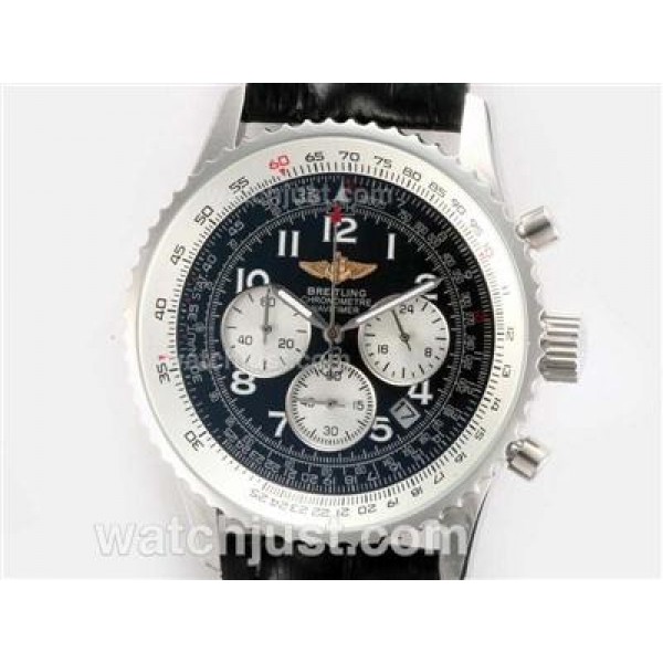 Breitling Navitimer Working Chronograph with Black Dial-Number Marking