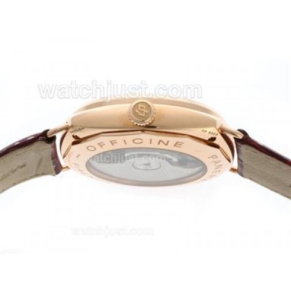 Panerai Radiomir Black Seal Automatic Rose Gold Case with Black Dialï¼New Version