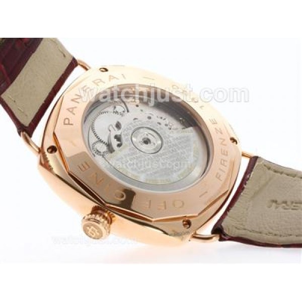 Panerai Radiomir Black Seal Automatic Rose Gold Case with Black Dialï¼New Version