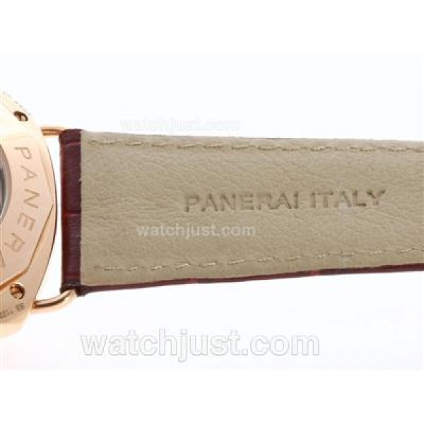 Panerai Radiomir Black Seal Automatic Rose Gold Case with Black Dialï¼New Version