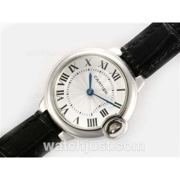 Cartier Ballon Bleu de Cartier with White Dial-lady Size