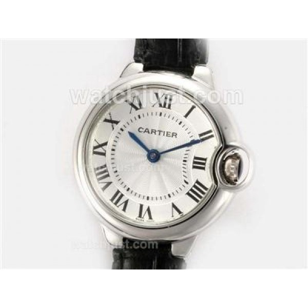 Cartier Ballon Bleu de Cartier with White Dial-lady Size