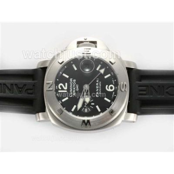 Panerai Luminor Pam 186 Arktos GMT With Swiss Valjoux 7750 Movementï¼28800bph Functional GMT