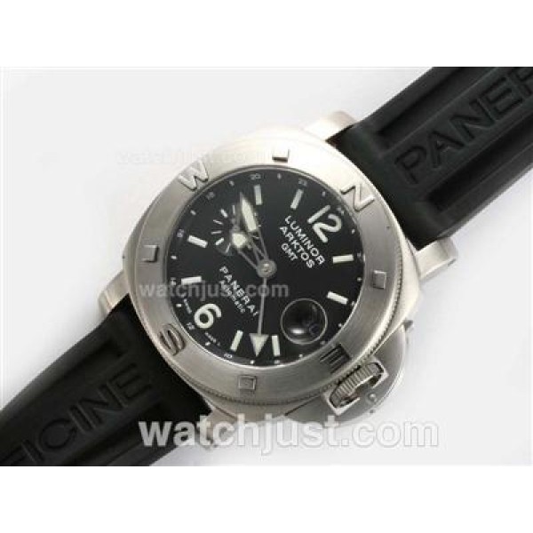 Panerai Luminor Pam 186 Arktos GMT With Swiss Valjoux 7750 Movementï¼28800bph Functional GMT