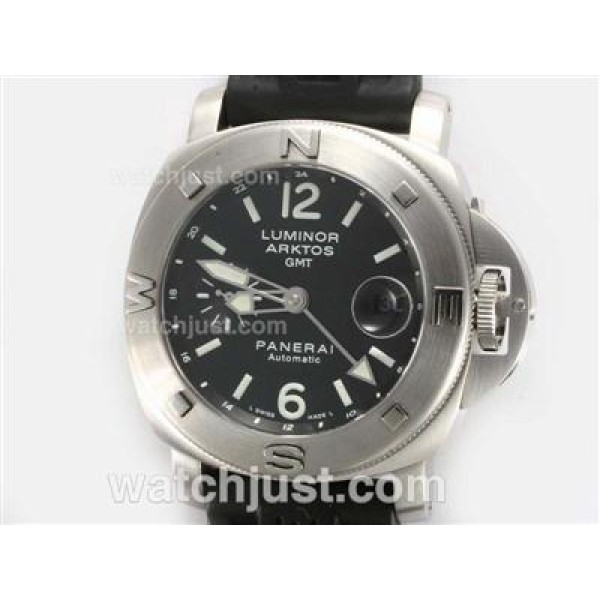 Panerai Luminor Pam 186 Arktos GMT With Swiss Valjoux 7750 Movementï¼28800bph Functional GMT