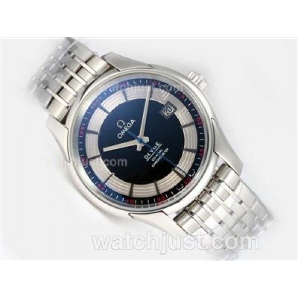 Omega Hour Vision See Thru Case Black Dial-Updated Model 21600bph