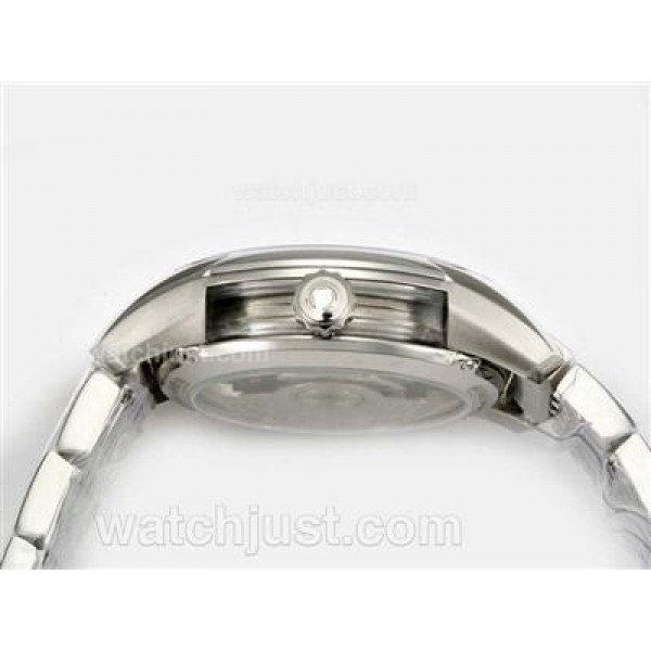 Omega Hour Vision See Thru Case Black Dial-Updated Model 21600bph