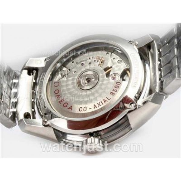 Omega Hour Vision See Thru Case With White Dial-Updated Model 21600bph