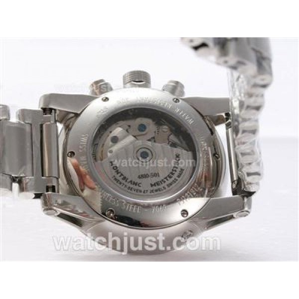 Montblanc Timewalker Pilot Chronograph Swiss Valjoux 7750 Movement with Black Dial