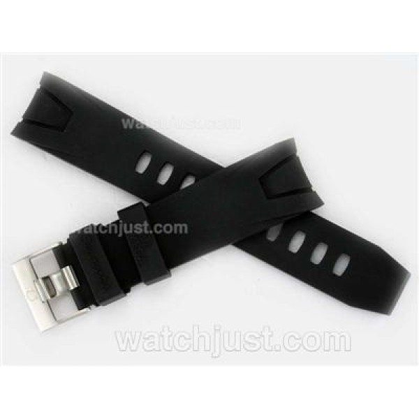 Omega Black Rubber Strap for Swiss Planet Ocean Version