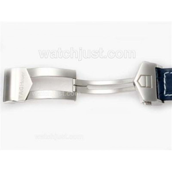 Tag Heuer Leather Strap with Deployment Buckle