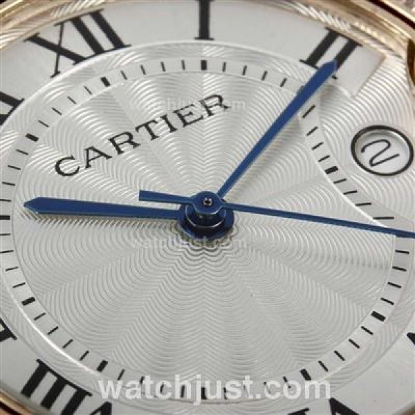 Cartier Ballon Bleu de Cartier Full Rose Gold with Diamond Bezel-Medium Size