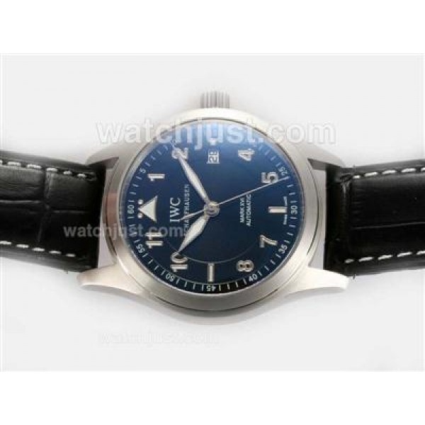 IWC Pilot Mark XVI Swiss ETA 2836 Movement with Black Dial-AR Coating