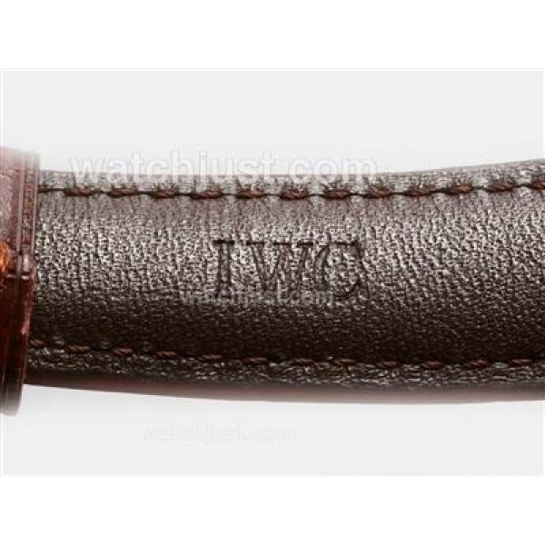 IWC Pilot ark XVI Swiss ETA 2836 Movement with White Dial-AR Coating