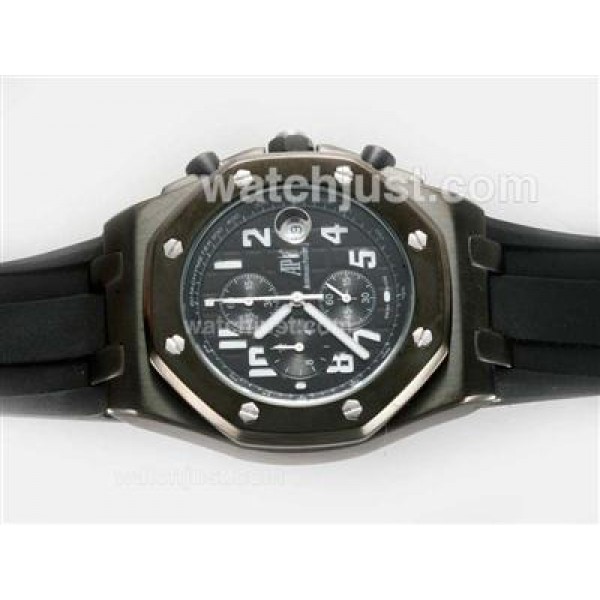 Audemars Piguet Royal Oak Offshore Working Chronograph PVD Case with Black Dial