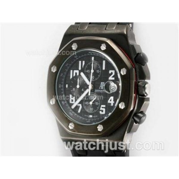 Audemars Piguet Royal Oak Offshore Working Chronograph PVD Case with Black Dial