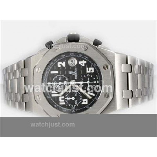 UK Perfect Fake Audemars Piguet Royal Oak Chronograph Swiss Valjoux 7750 Movement-Running Secs at 12 Watches