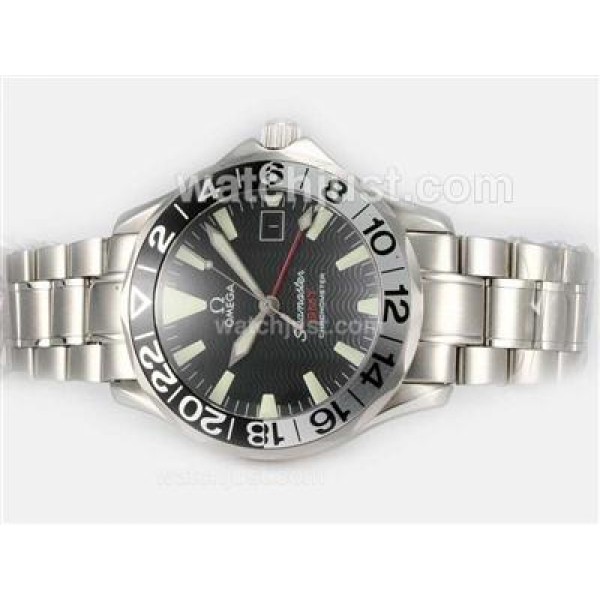 AAA Quality Omega Seamaster Replica Watches With Black Dials For Sale