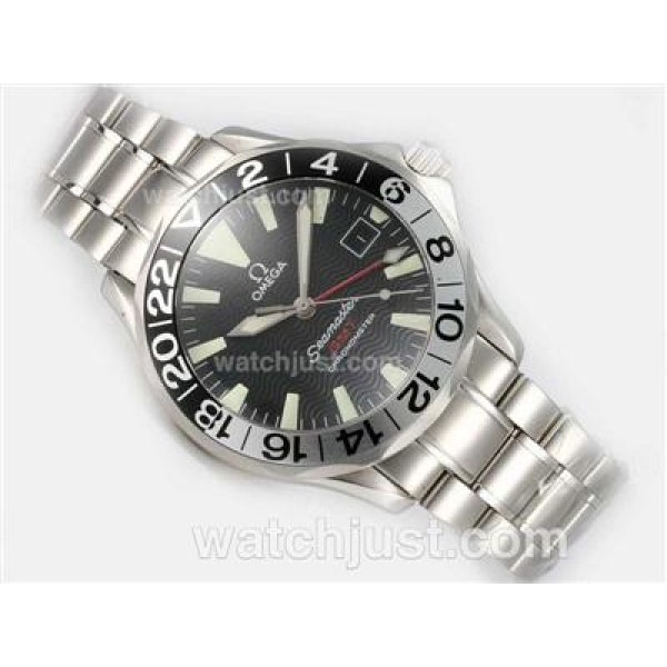 AAA Quality Omega Seamaster Replica Watches With Black Dials For Sale